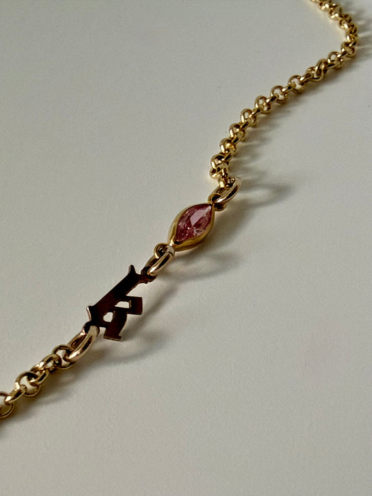 Novella Initial Bracelet