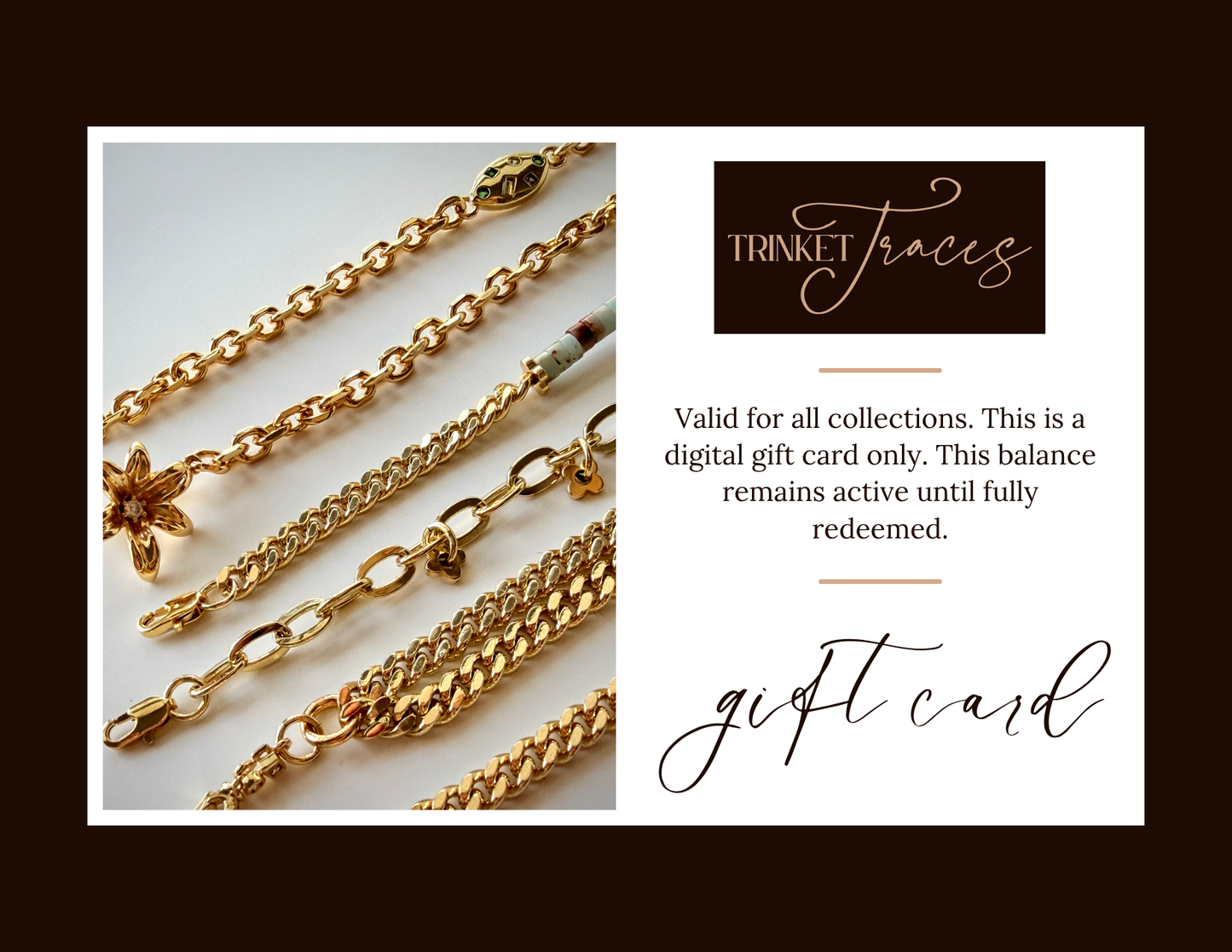 Trinket Traces Digital Gift Card