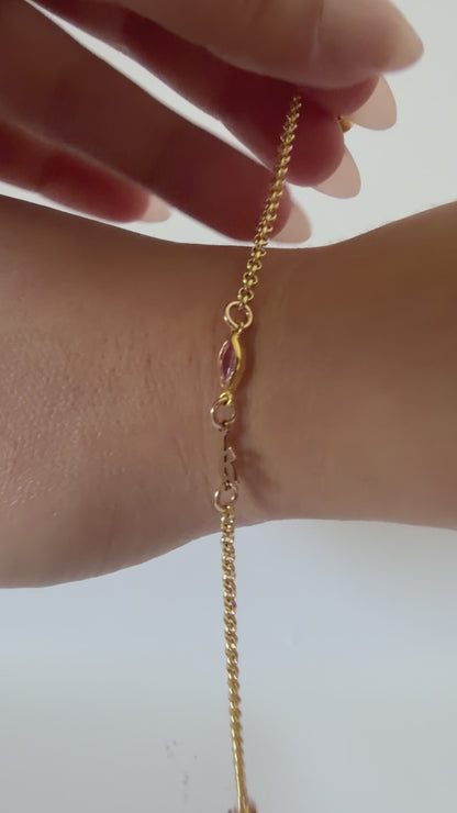 Novella Initial Bracelet